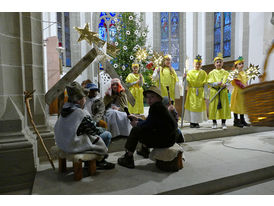 Kinderchristmette mit Krippenspiel (Foto: Karl-Franz Thiede)